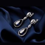 Night Blue Drop Earrings