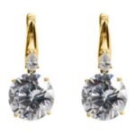 Diamond Drop Earrings